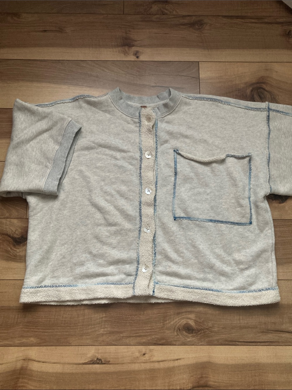 Free People Matilda Sweatshirt Top - Picture 4 of 10